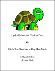 Lyrical Music for Clarinet Duet P.O.D. cover Thumbnail